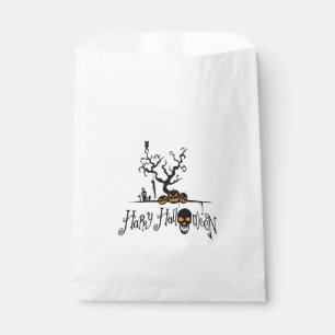 Happy Halloween Grave Yard Favour Bags