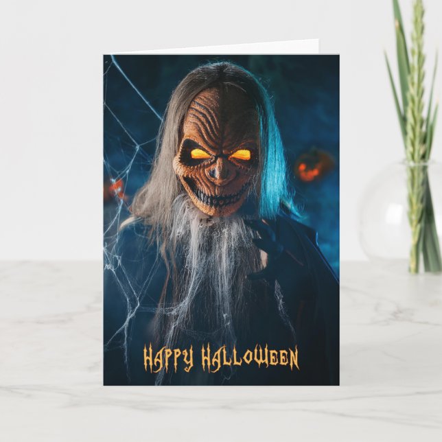 Happy Halloween Greeting Card (Front)