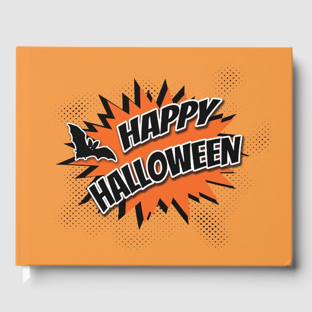 Happy Halloween Guest Book (Front)