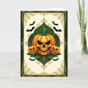 Happy Halloween, Halloween card, Fall cards