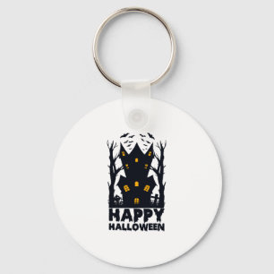 Happy Halloween Halloween Happy Halloween  Key Ring