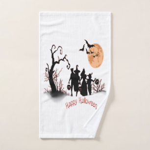 Happy Halloween Hand Towel