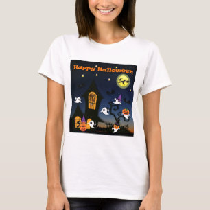 Happy Halloween Haunted House T-Shirt