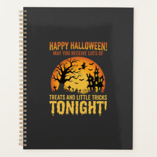 Happy Halloween Haunted House Trick or Treat Planner