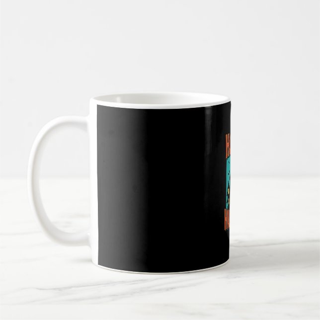 Happy Halloween Haunted House Witch Design Coffee Mug (Left)