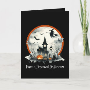 Happy Halloween Haunting Card