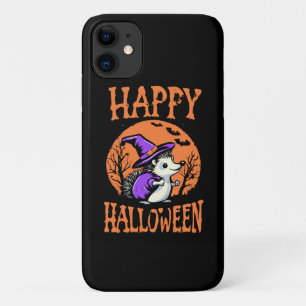 Happy Halloween Hedgehog Witch Case-Mate iPhone Case