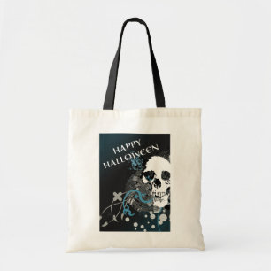 happy halloween hi-fi skull (trick or treat bag) tote bag