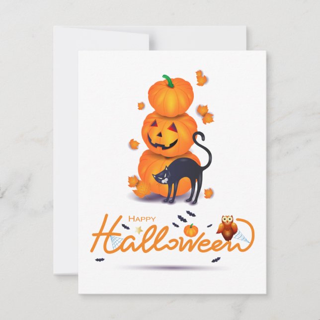Happy Halloween! Holiday Card (Front)