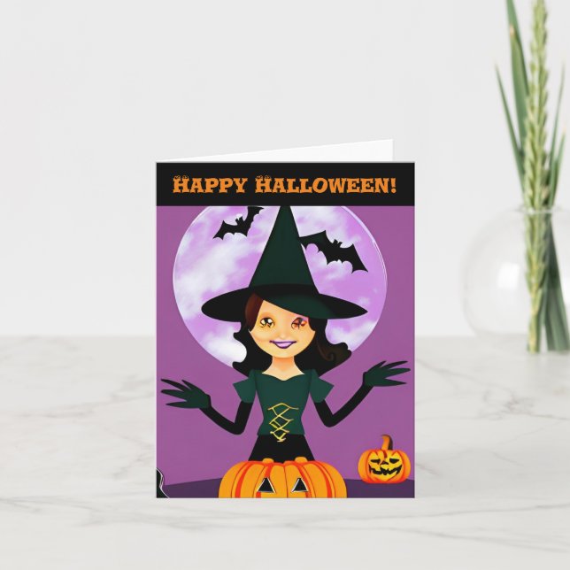 Happy Halloween! Holiday Card (Front)
