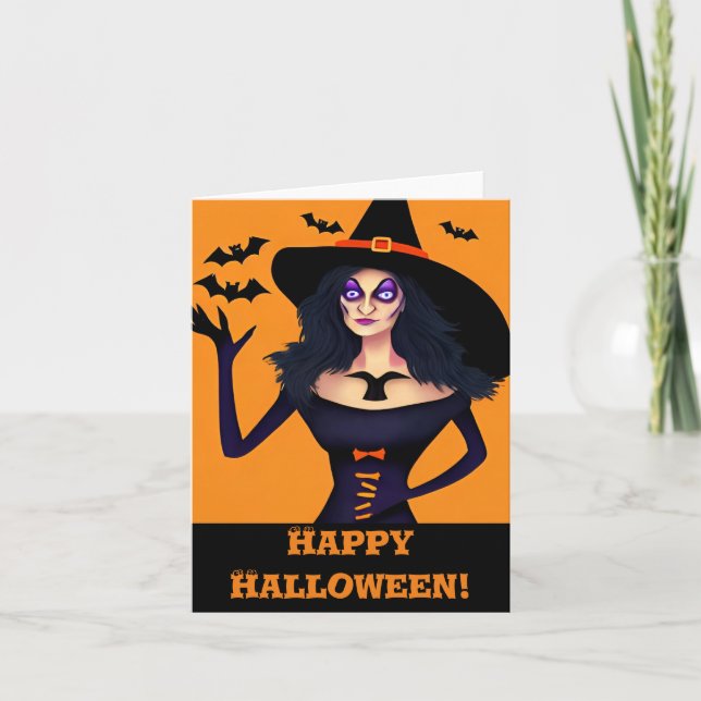 Happy Halloween! Holiday Card (Front)