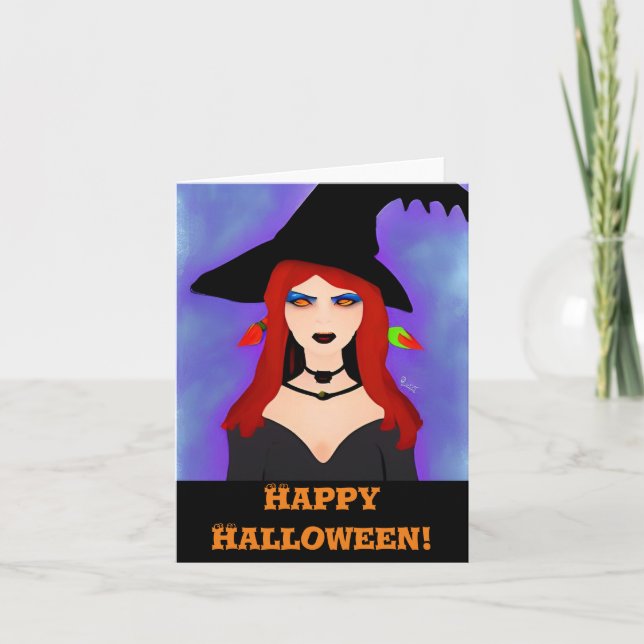 Happy Halloween! Holiday Card (Front)