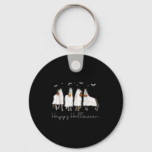 Happy Halloween Horse Ghost 2025  Key Ring