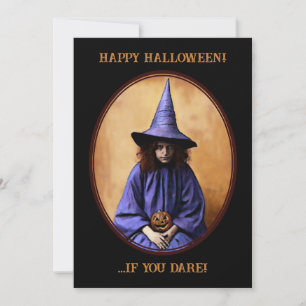Happy Halloween if You Dare Holiday Card