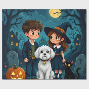 Happy Halloween in Wrapping Paper