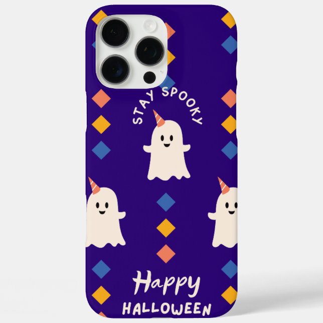 Happy Halloween iPhone 16 Pro Max Case (Back)