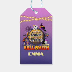 Happy Halloween It's Spooky Season Celebration Gift Tags