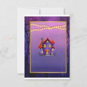 Happy Halloween It's Spooky Season Celebration Invitation