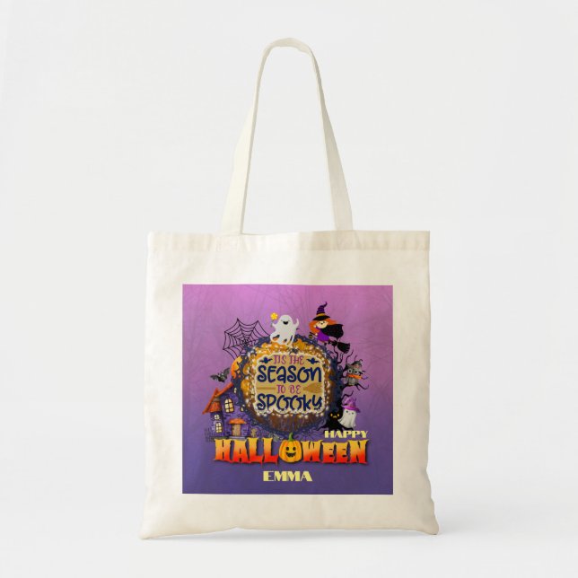 Happy Halloween It's Spooky Season Celebration Tote Bag (Front)
