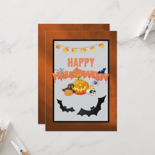 Happy Halloween Jack-o-Lantern and more Card
