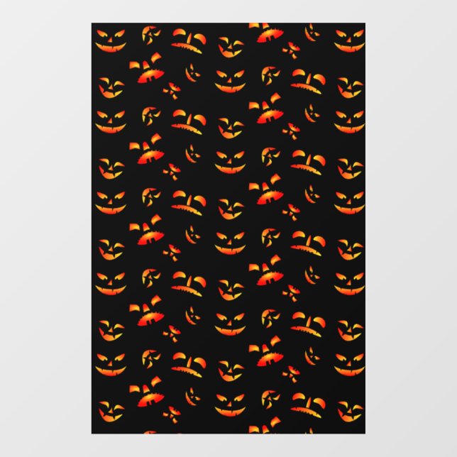 Happy Halloween Jack-O-Lantern Glowing Faces (Sheet)