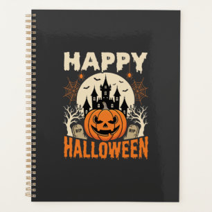 Happy Halloween Jack O Lantern Haunted Castle Planner