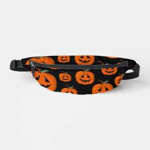 Happy Halloween Jack O Lantern Illustrative Art Bum Bags