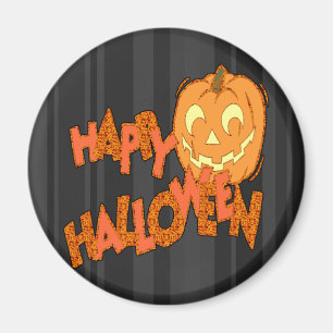 Happy Halloween Jack o lantern Magnet