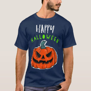 Happy Halloween Jack O Lantern Pumpkin Scary T-Shirt