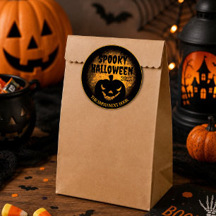 Happy Halloween Jack-O-Lantern Stickers