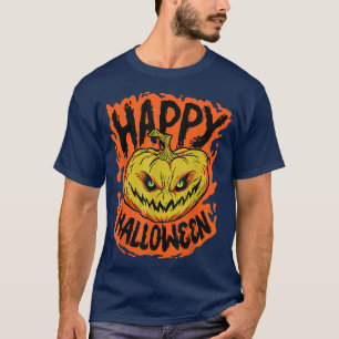 Happy Halloween JackoLantern Pumpkin Down  T-Shirt