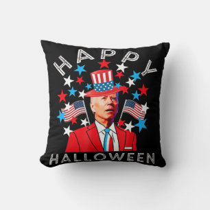 Happy Halloween Joe Biden 4th of July Memorial Ind Cushion