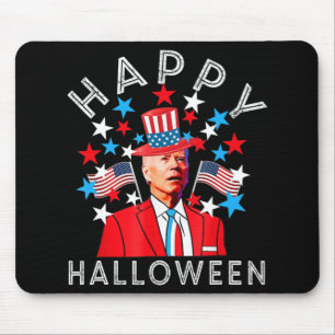 Happy Halloween Joe Biden 4th of July Memorial Ind Mouse Pad