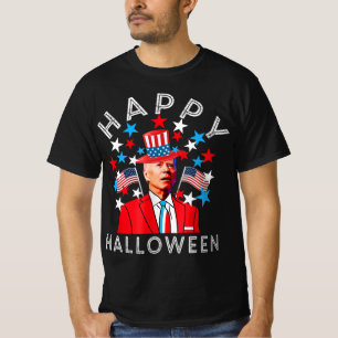Happy Halloween Joe Biden 4th of July Memorial Ind T-Shirt