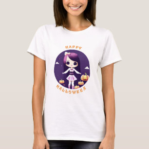 Happy Halloween Kawaii Girl T-Shirt