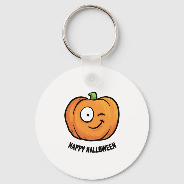 Happy Halloween Key Ring (Front)