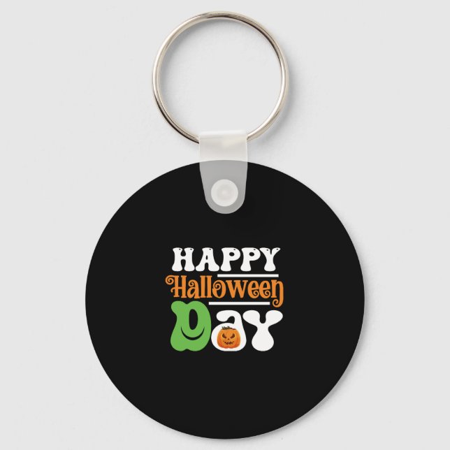 Happy Halloween Key Ring (Front)