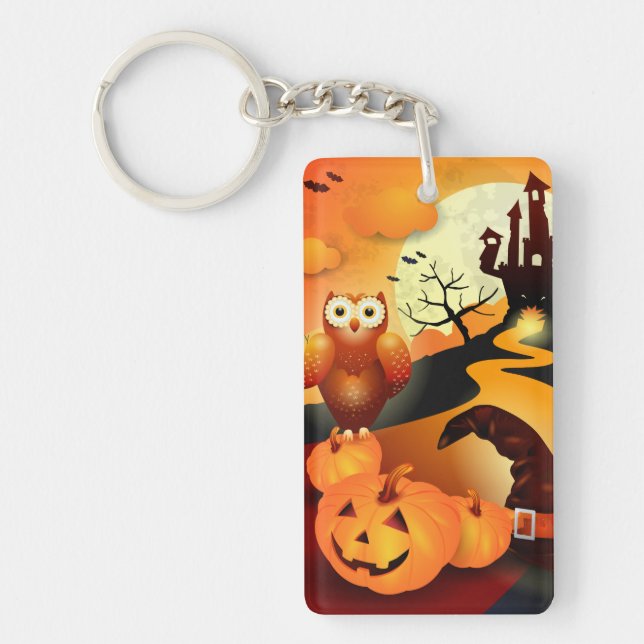 Happy Halloween! Key Ring (Front)