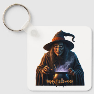 Happy Halloween Key Ring
