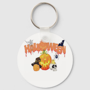Happy Halloween Key Ring