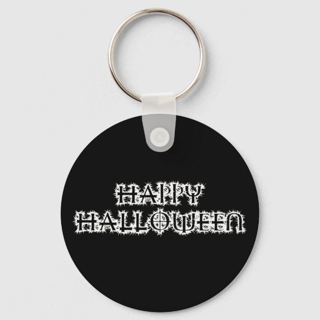Happy Halloween Key Ring (Front)
