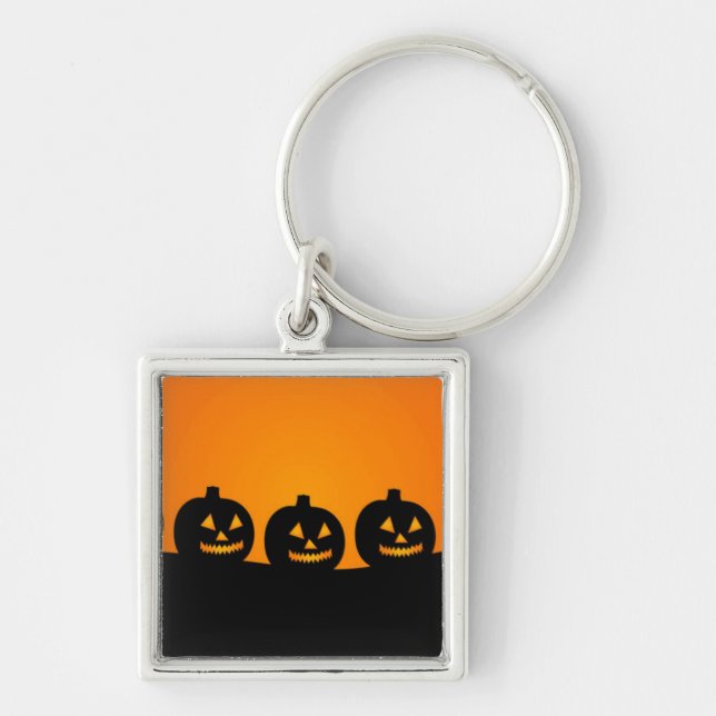 Happy Halloween Key Ring (Front)
