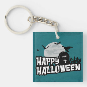 Happy Halloween Key Ring