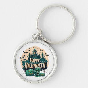Happy Halloween Key Ring
