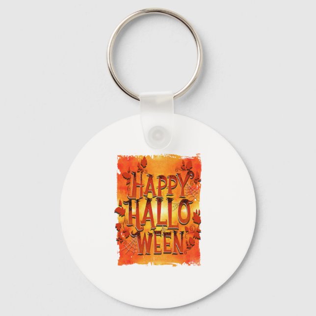 Happy Halloween                              Key Ring (Front)