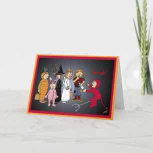 Happy Halloween Kids, Aarrgh! Card
