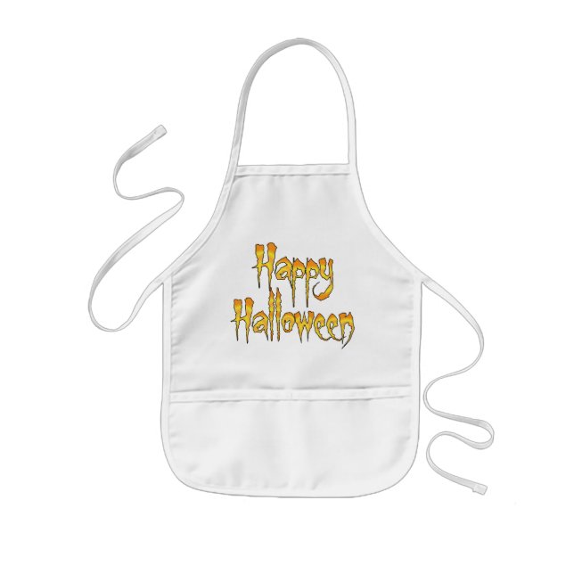 Happy Halloween Kids Apron (Front)