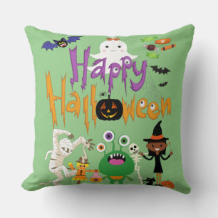 Happy Halloween Kids Cute and Spooky Cushion
