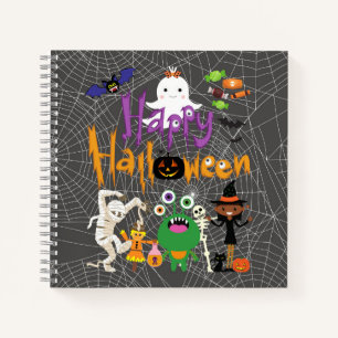 Happy Halloween Kids Cute and Spooky Notebook