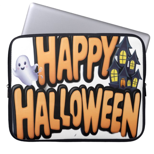 Happy Halloween  Laptop Sleeve (Front)